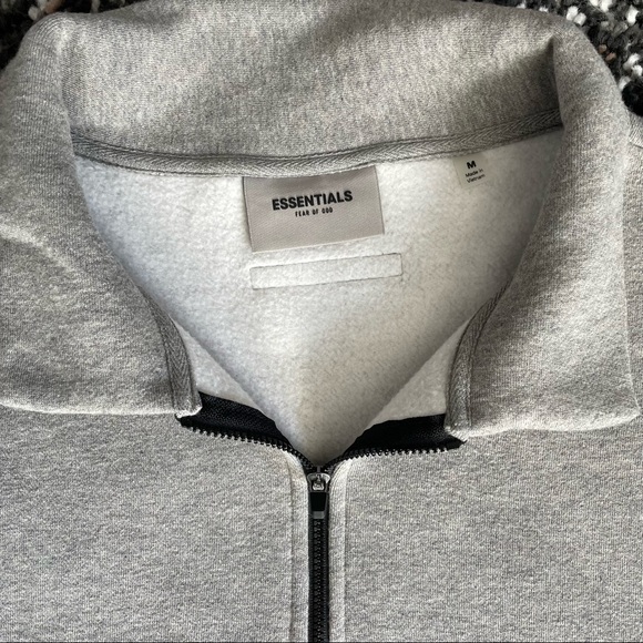 Fear Of God Essentials Quarter Zip Sweater-M - Picture 4 of 9